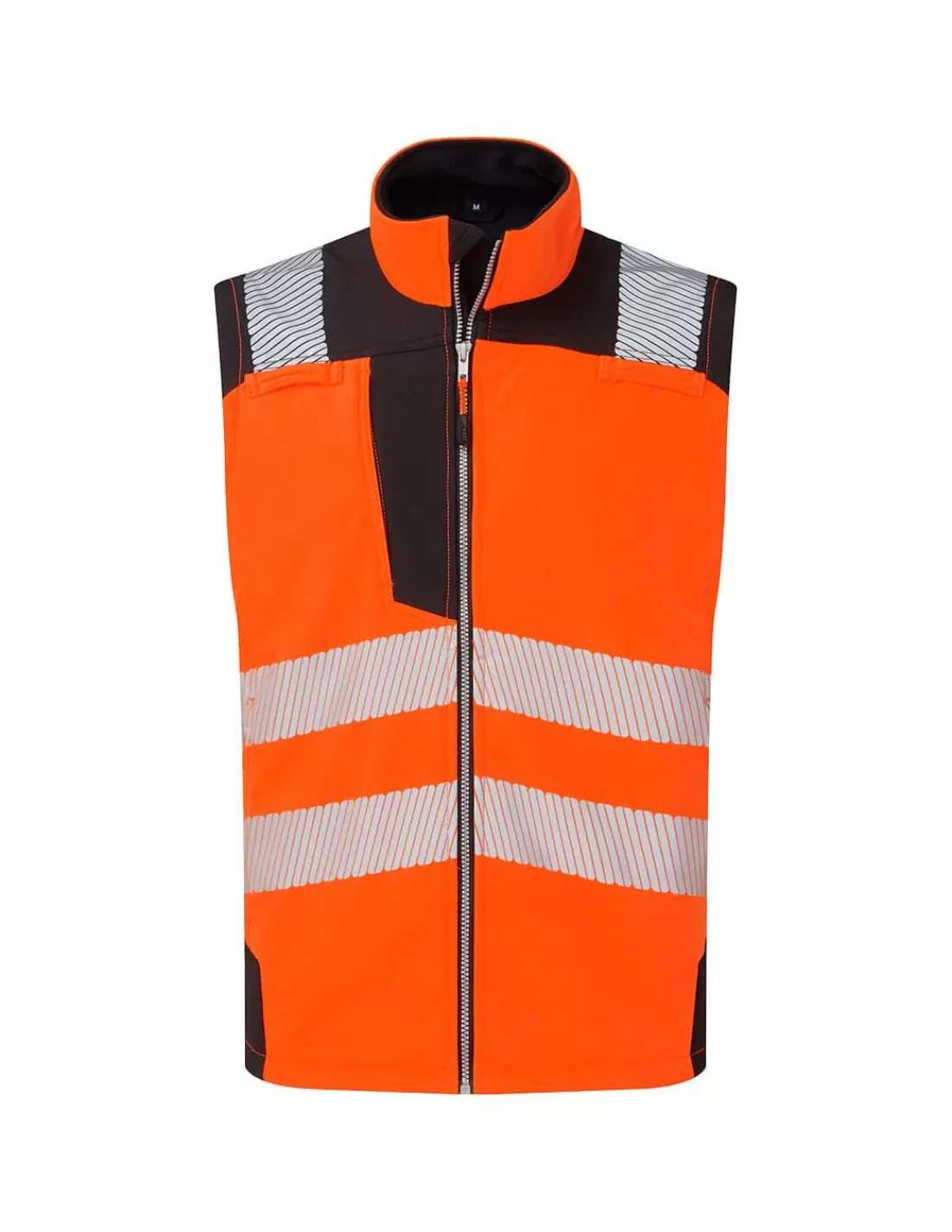 Discount Bodywarmer Softshell Haute Visibilité EN20471 Bandes Segmentées PW325 Portwest Gilet Haute Visibilite