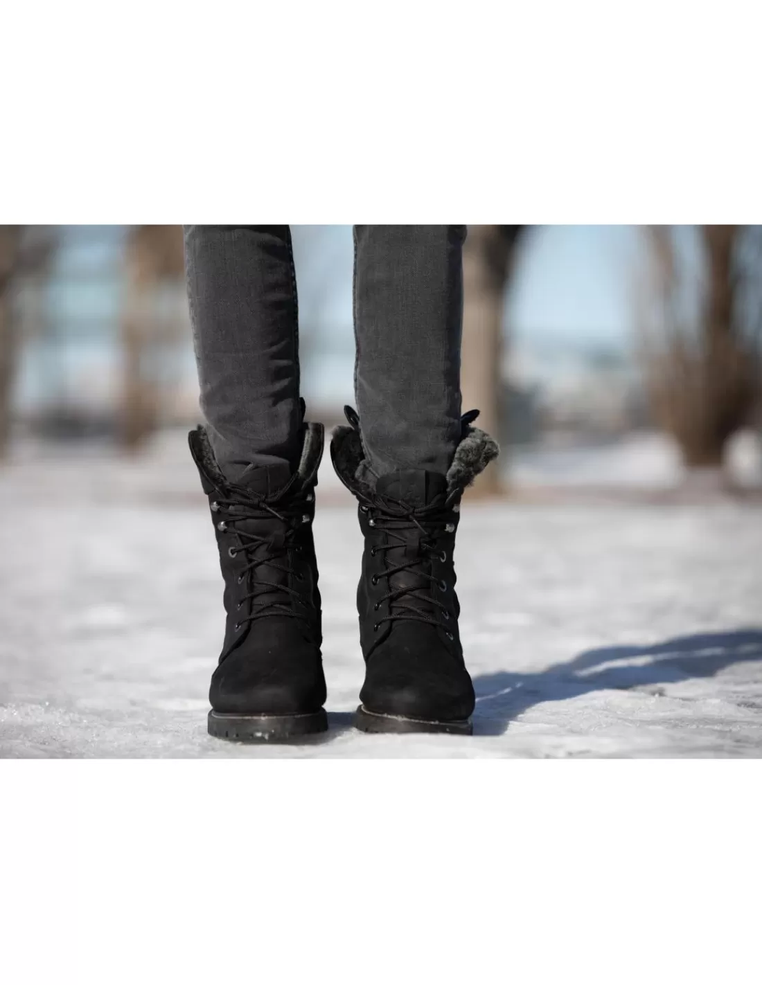 Best Chaussures Canadiennes Hiver Homme Anfibio Cuir Doublées 100% Laine Naturelle Homme Chaussures D'Hiver Homme