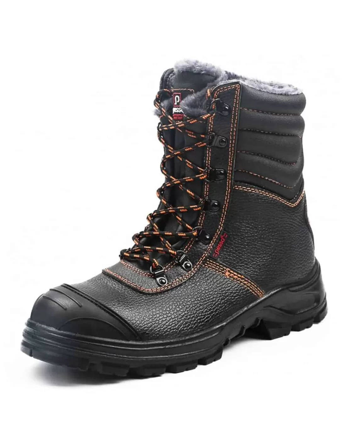 Fashion Chaussures De Sécurité Hiver En Cuir Pesso Nordic BS659 Homme Homme Chaussures D'Hiver Homme