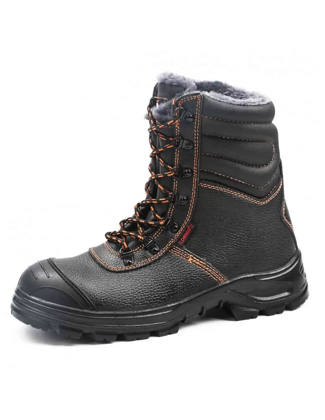 Fashion Chaussures De Sécurité Hiver En Cuir Pesso Nordic BS659 Homme Homme Chaussures D'Hiver Homme