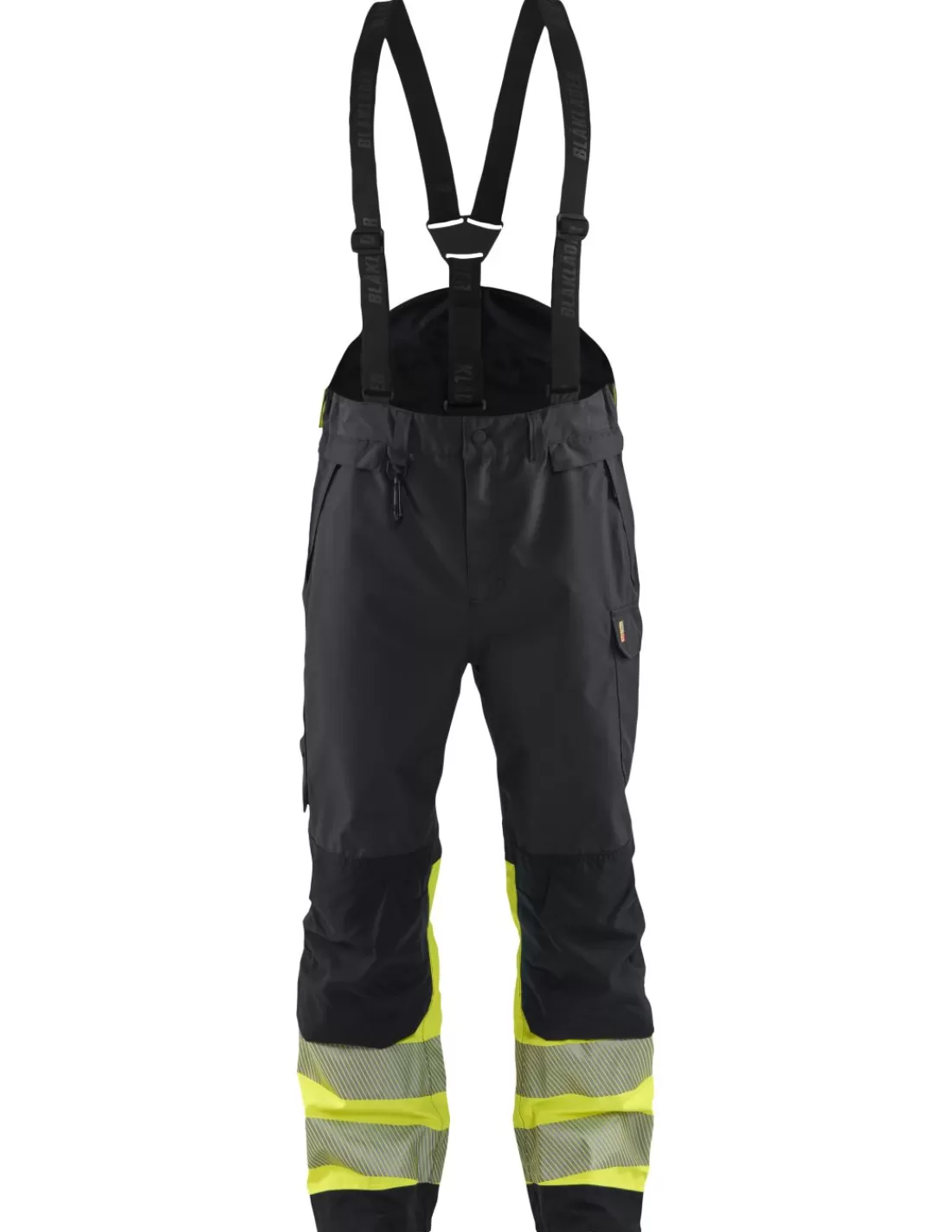 Hot Pantalon Hardshell Haute Visibilité Renforts Cordura 1877 Blaklader Pantalon De Pluie Haute Visibilite | Pantalon Haute Visibilite
