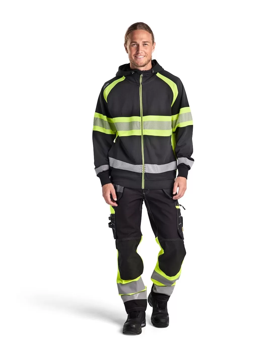 Cheap Pantalon Haute Visibilité Strech Et Cordura à Poches Flottantes 1794 Blaklader Pantalon Haute Visibilite