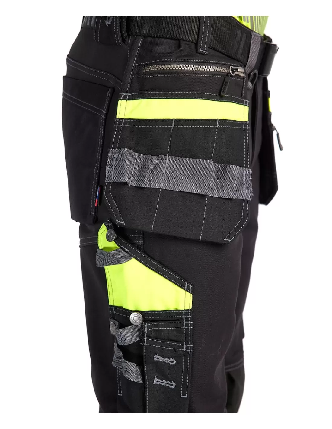 Cheap Pantalon Haute Visibilité Strech Et Cordura à Poches Flottantes 1794 Blaklader Pantalon Haute Visibilite