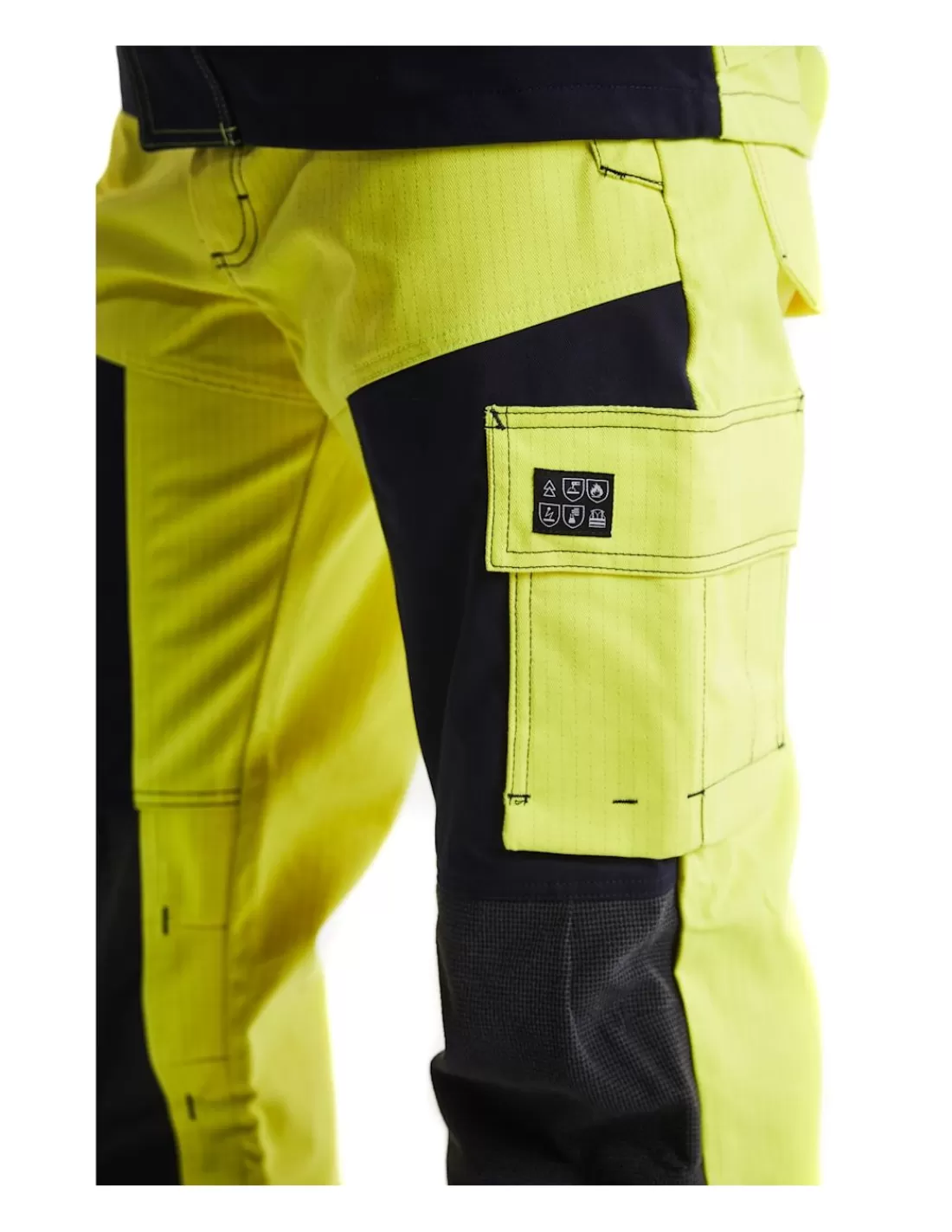 Discount Pantalon Multi Risques Haute Visibilité Résiste à L'huile, L'eau Et La Saleté 1578 Blaklader Pantalon Haute Visibilite