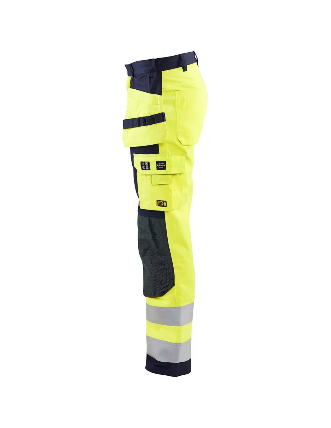 Shop Pantalon Multi Risques Haute Visibilité Résiste à L'huile, L'eau Et La Saleté 1579 Blaklader Pantalon Haute Visibilite | Pantalon De Pluie Haute Visibilite