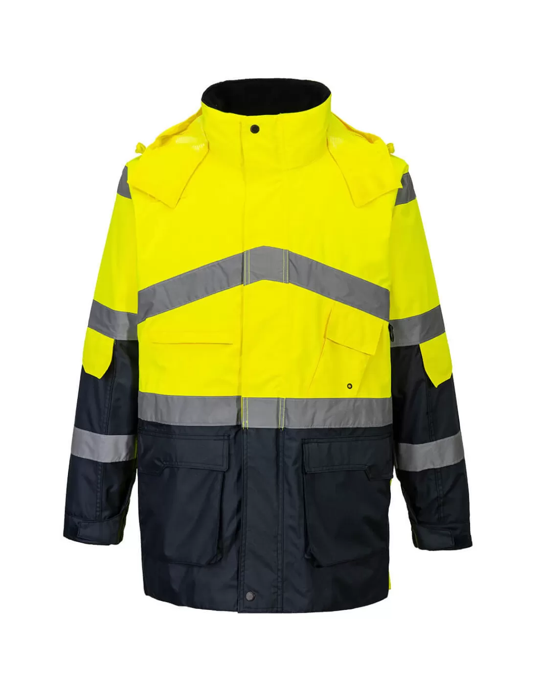Sale Parka Haute Visibilité Extrêmement étanche EN343 Classe 4 S760 Portwest Parka Haute Visbilite