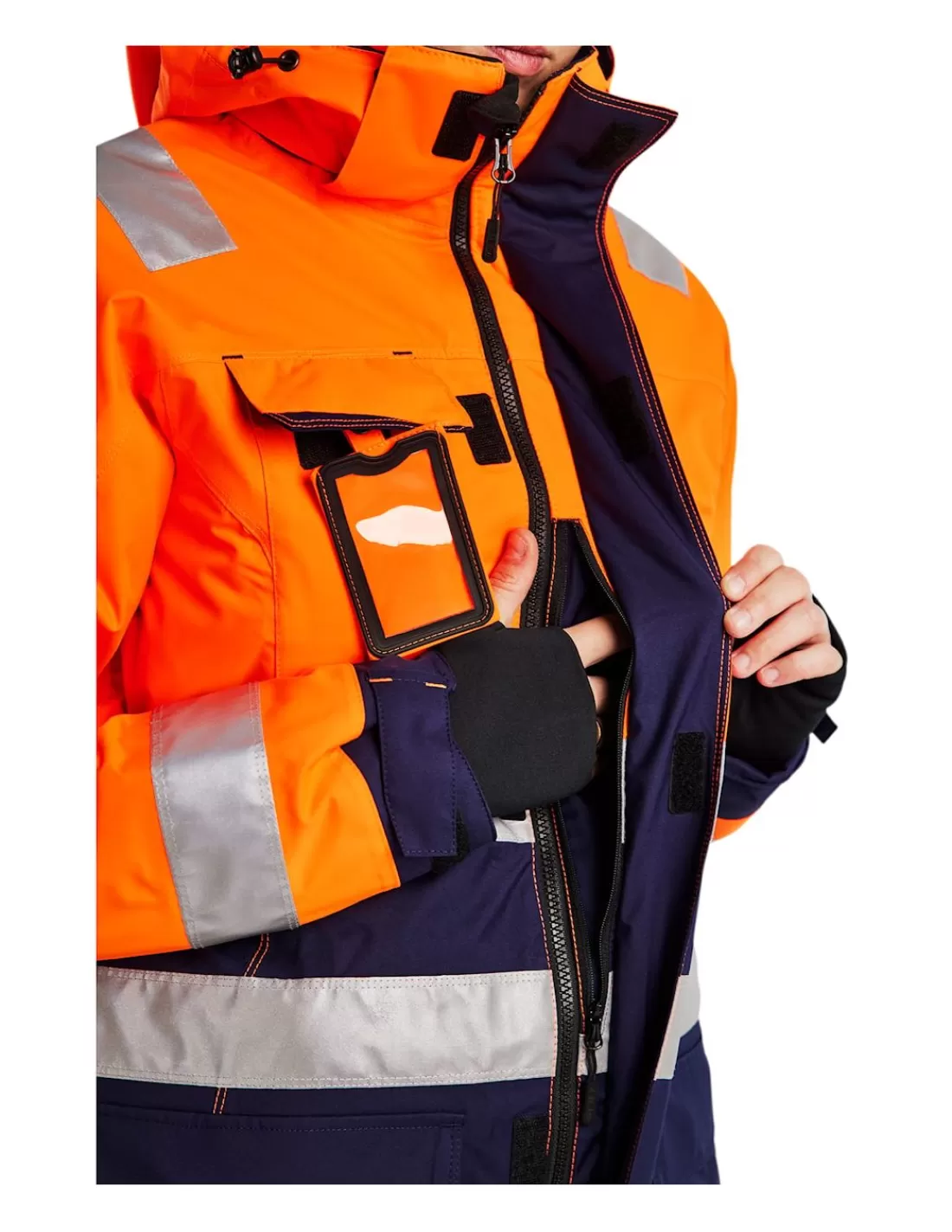 Cheap Parka Hiver Blaklader Femme 4472 Haute Visibilité Haute Imperméabilité 11.000 Mm Femme Parka Haute Visbilite | Parkas Chaudes Hiver Femme