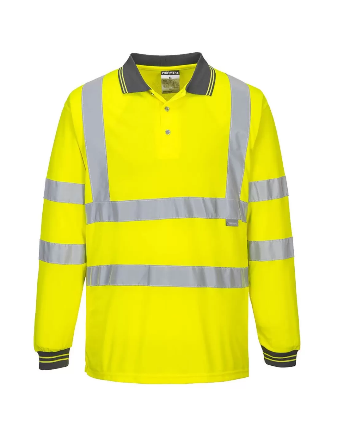 Best Sale Polo Haute Visibilité EN20471 Classe 3 Manches Longues S277 Portwest Polo Haute Visibilite