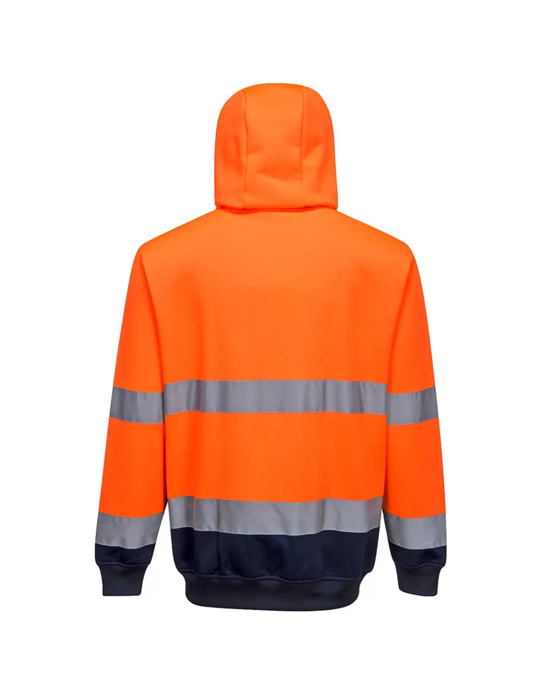 Fashion Sweatshirt Bicouleur Zippé à Capuche EN ISO 20471 Classe 3 B317 Portwest Sweat Haute Visibilite
