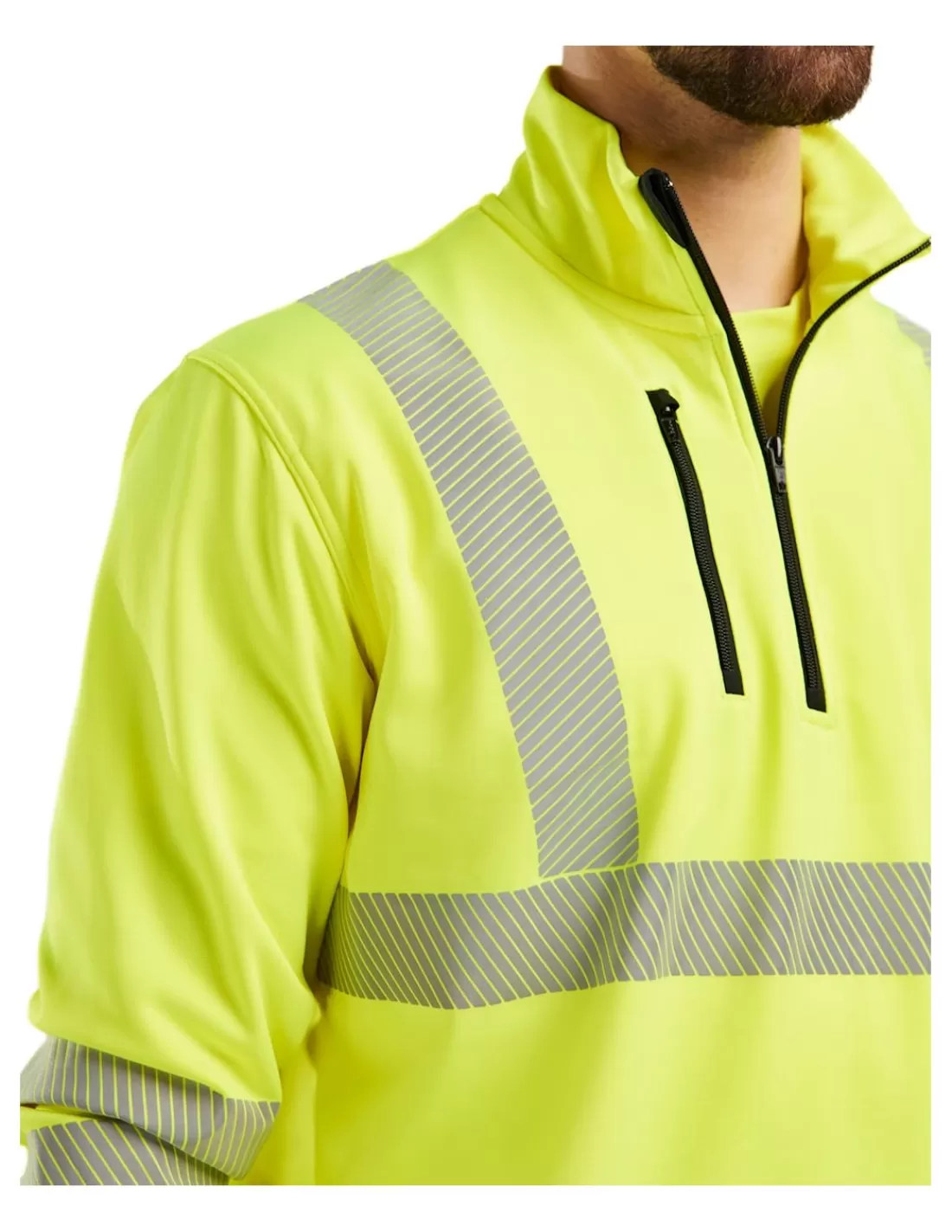 New Sweatshirt Blaklader 3564 Bandes Segmentées Conforme EN20471 Classe 3 Sweat Haute Visibilite | Sweats Thermiques