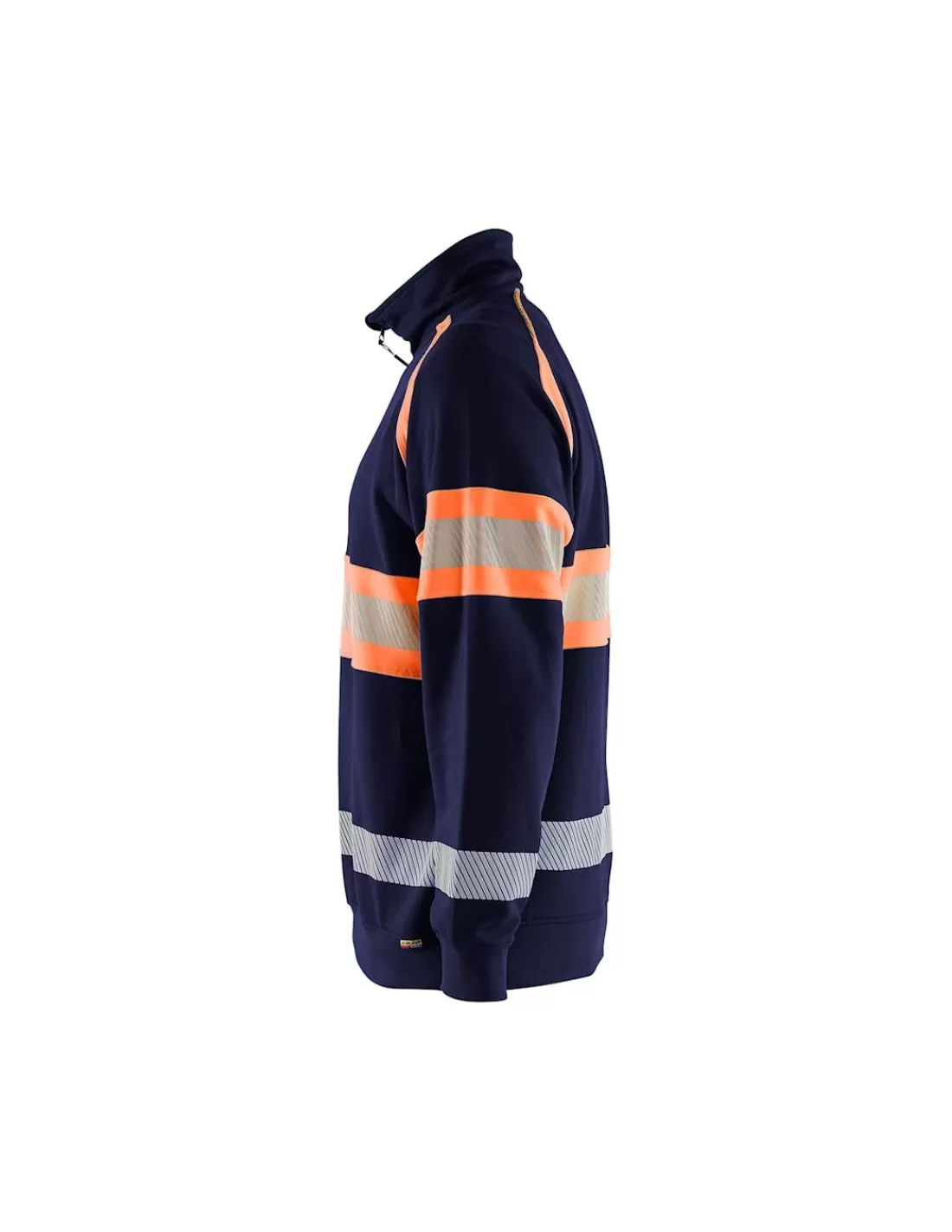 Fashion Sweatshirt Blaklader Col Montant Zippé Nouvelle Collection Haute Visibilité 3553 Sweat Haute Visibilite