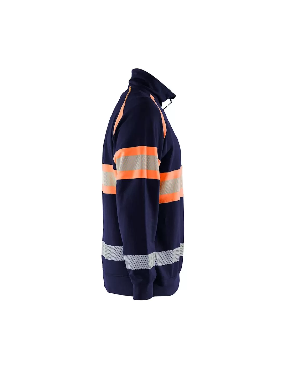 Fashion Sweatshirt Blaklader Col Montant Zippé Nouvelle Collection Haute Visibilité 3553 Sweat Haute Visibilite