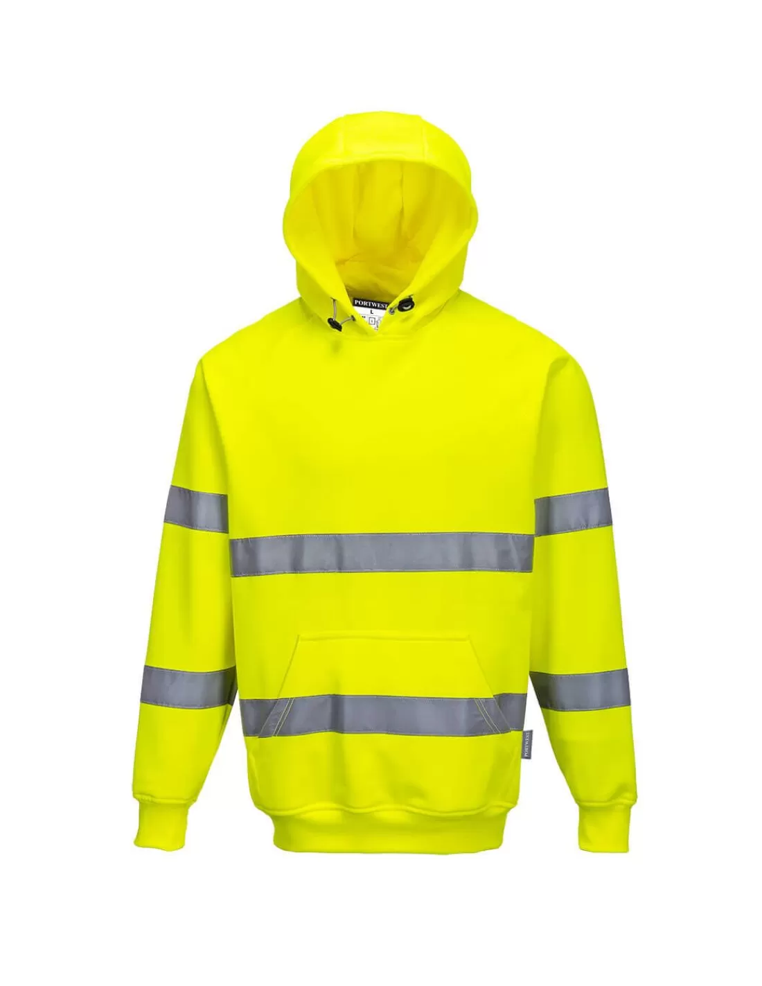 New Sweatshirt De Signalisation à Capuche EN ISO 20471 Classe 3 B304 Portwest Sweat Haute Visibilite