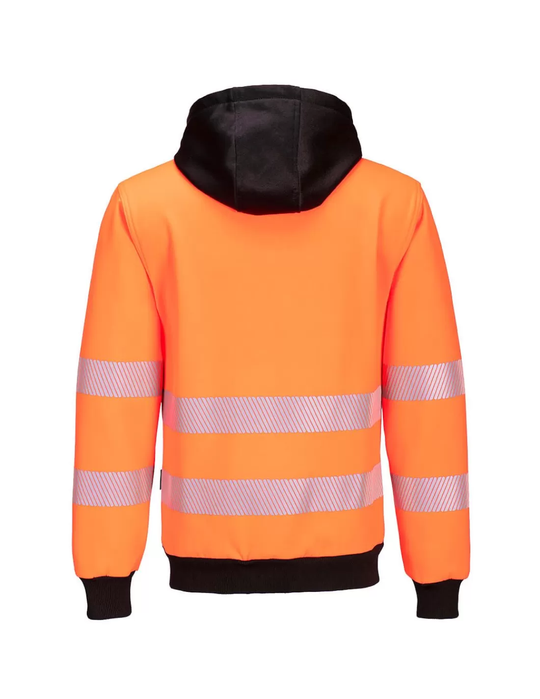 New Sweatshirt Zippé à Capuche Haute Visibilité EN20471 Classe 3 PW327 Portwest Sweat Haute Visibilite