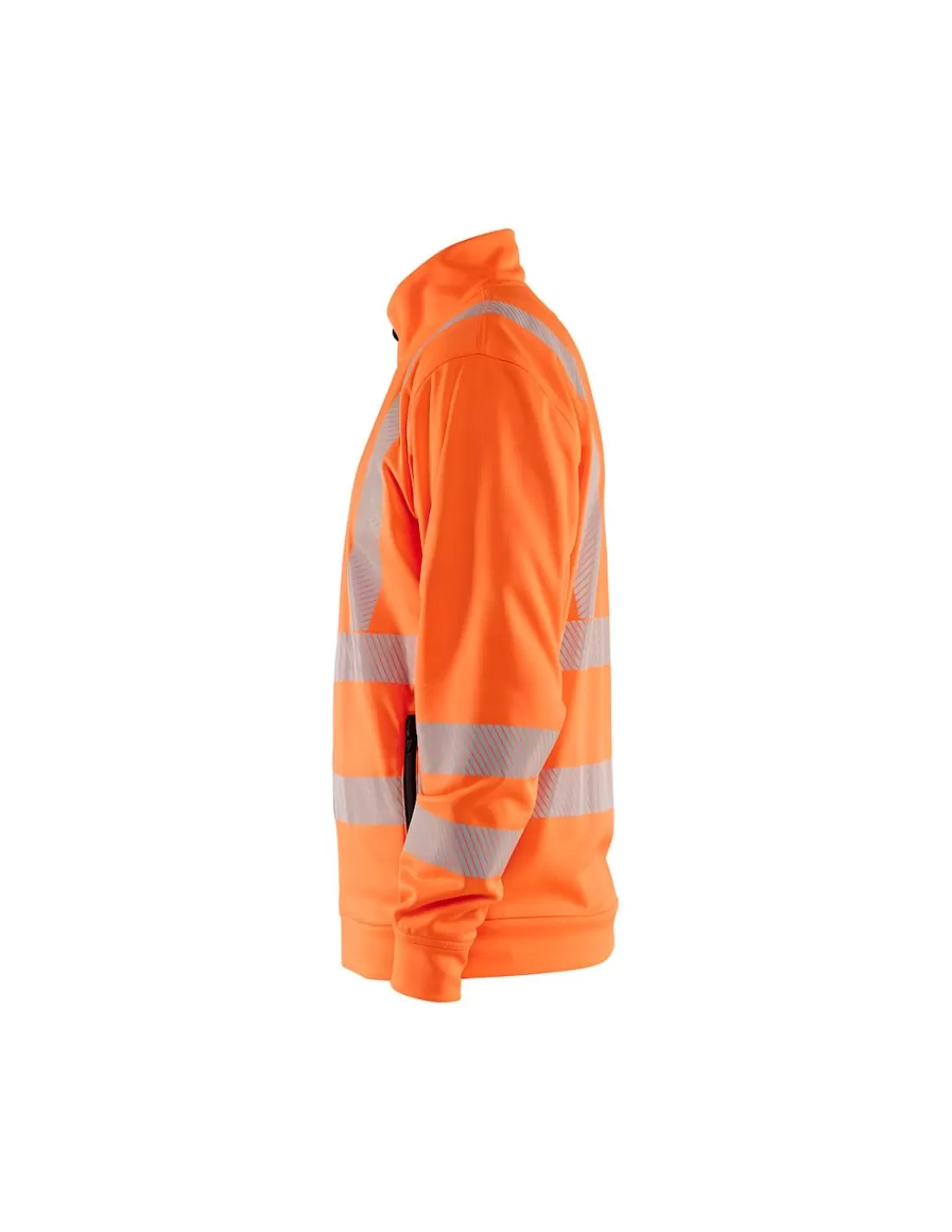 Flash Sale Sweatshirt Zippé Blaklader 3563 Bandes Segmentées Conforme EN20471 Classe 3 Sweat Haute Visibilite | Sweats Thermiques
