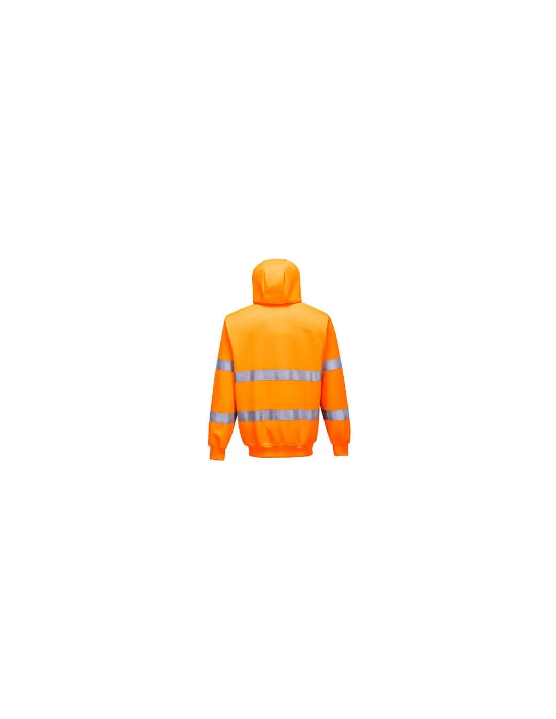 Discount Sweatshirt Zippé De Signalisation à Capuche EN ISO 20471 Classe 3 B305 Portwest Sweat Haute Visibilite