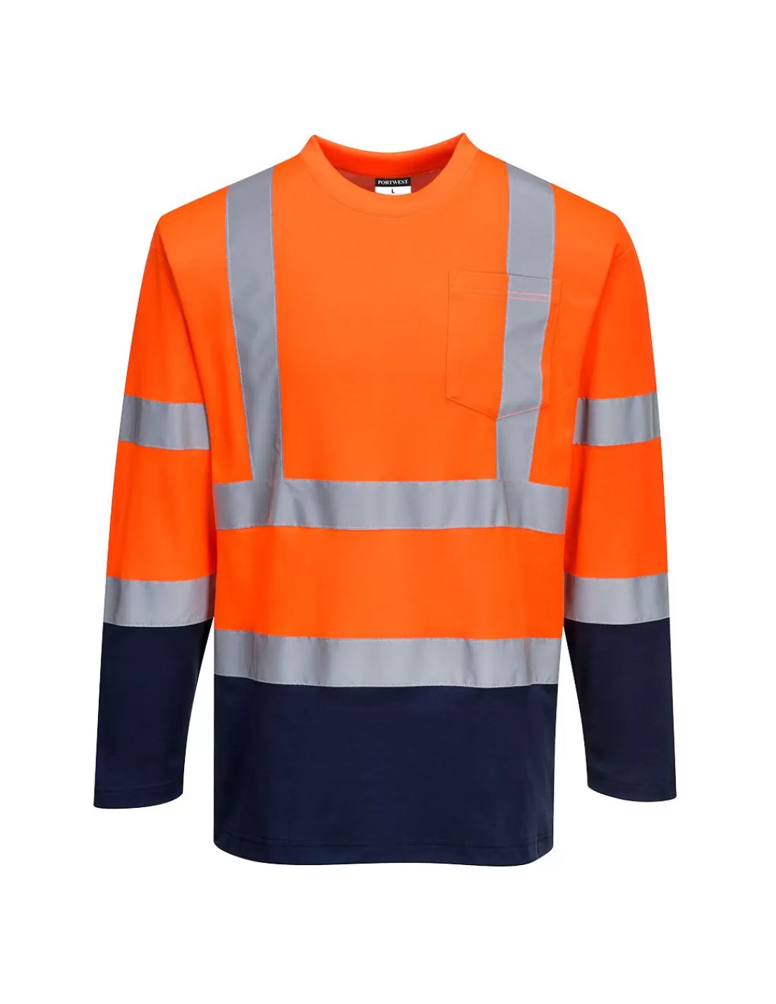 Best Teeshirt Coton Manches Longues Idéal Par Temps Chaud EN20471 S280 Portwest T-Shirt Haute Visibilite
