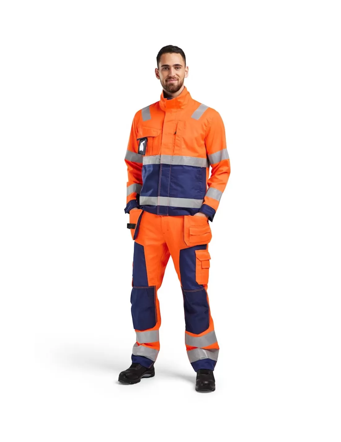 Flash Sale Veste De Travail 4064 Blaklader Hydrofuge Certifiée EN20471 Classe 3 Homme Veste De Pluie Haute Visibilite | Vestes Homme