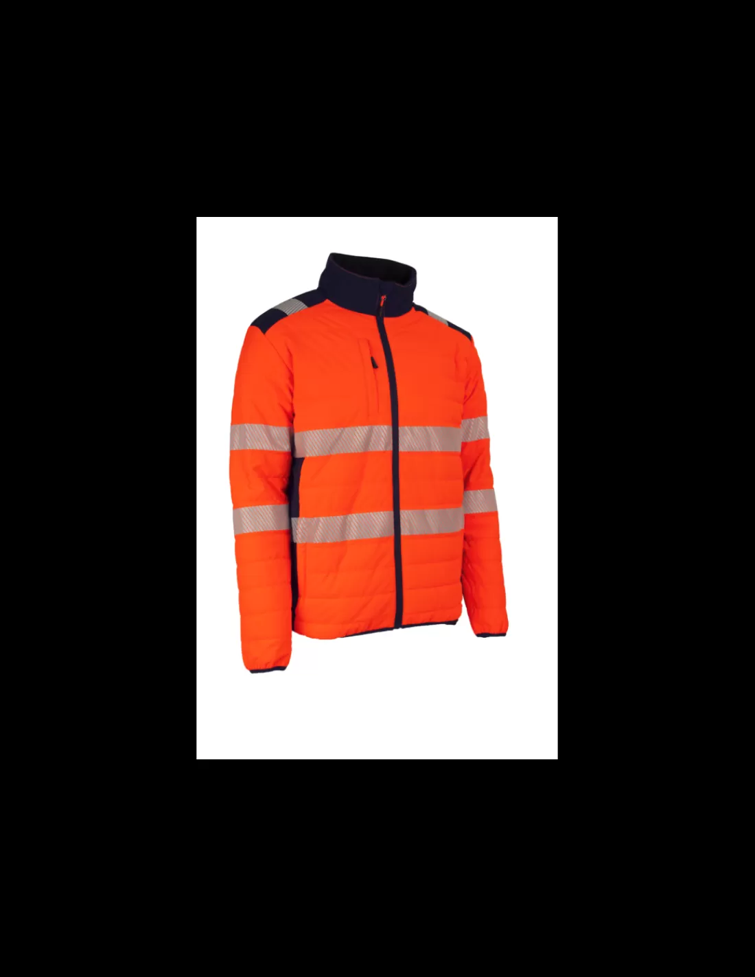 Shop Veste De Travail Hiver Haute Visibilité Isolation Sorona Flake Coverguard Veste Haute Visibilite