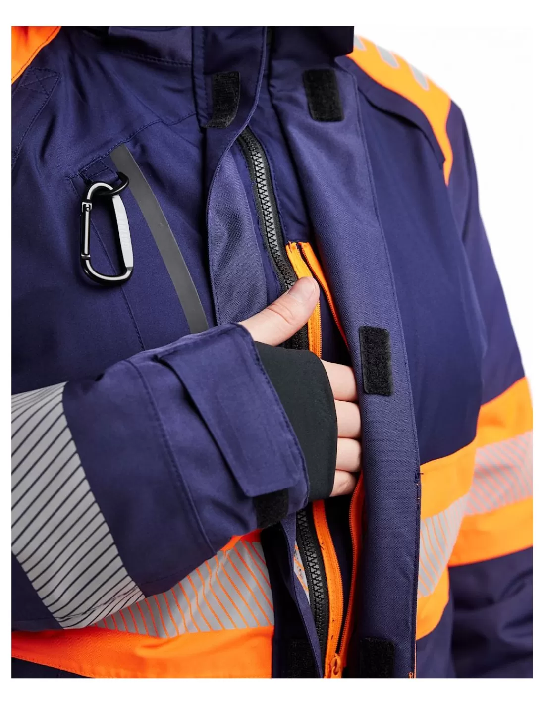 Fashion Veste Femme Hiver Blaklader 4470 Haute Visibilité Haute Imperméabilité 15.000 Mm Veste Haute Visibilite