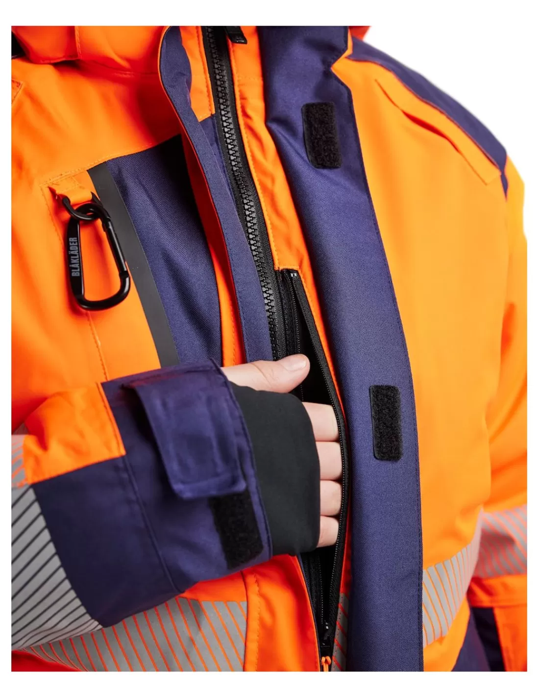 Sale Veste Hiver Blaklader Femme 4456 Haute Visibilité Haute Imperméabilité 10.000 Mm Veste Haute Visibilite
