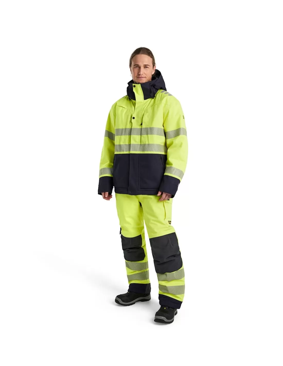 Store Veste Hiver Blaklader FR Résistante Hi-vis 4517 Haute Visibilité Haute Imperméabilité 11.000 Mm Veste Haute Visibilite